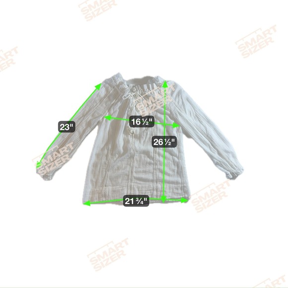 Sundance Artists Dream Top Sheer Relaxed Fit Ruffle Tassel Beachy‎ Flowy Size XS - Picture 7 of 7